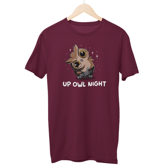 Up Owl Night Regular Unisex T-Shirt