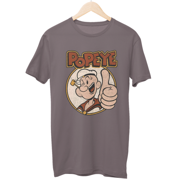 Vintage Popeye Cartoon Regular Unisex T-Shirt