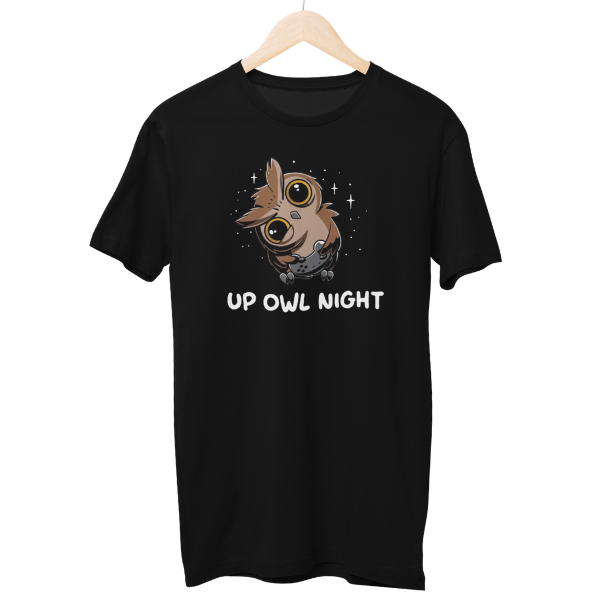 Up Owl Night Regular Unisex T-Shirt