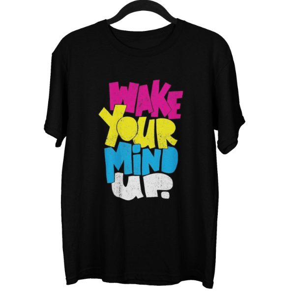 Wake Your Mind Up Unisex Oversized T-Shirt