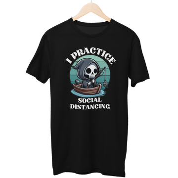 I Practice Social Regular Unisex T-Shirt