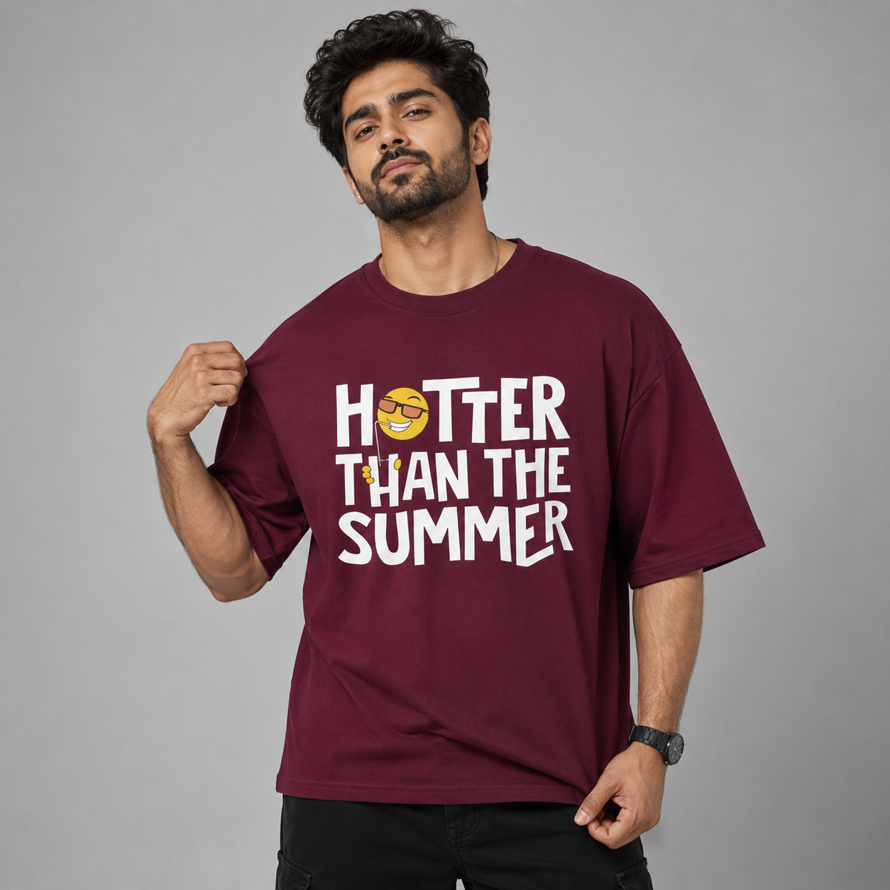 Hotter Than The Summer Unisex Oversized T-Shirt