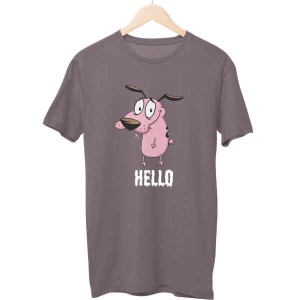 Cowardly Dog Cartoon Unisex T-Shirt