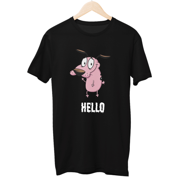 Cowardly Dog Cartoon Unisex T-Shirt