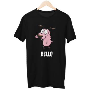 Cowardly Dog Cartoon Unisex T-Shirt