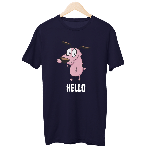 Cowardly Dog Cartoon Unisex T-Shirt