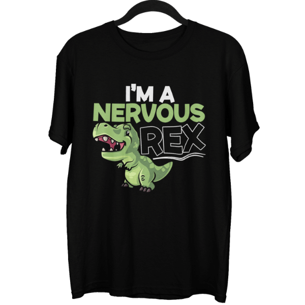 I Am A Nervous Rex Unisex Oversized T-Shirt