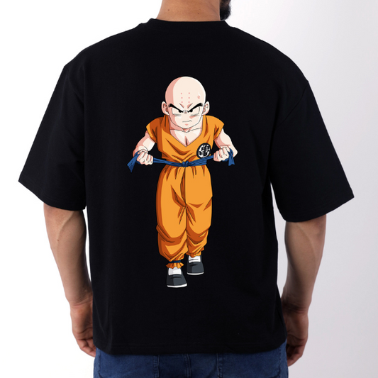 Krillin Anime Unisex Oversized T-Shirt