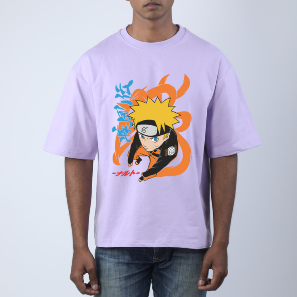 Naruto Tail Anime Unisex Oversized T-Shirt