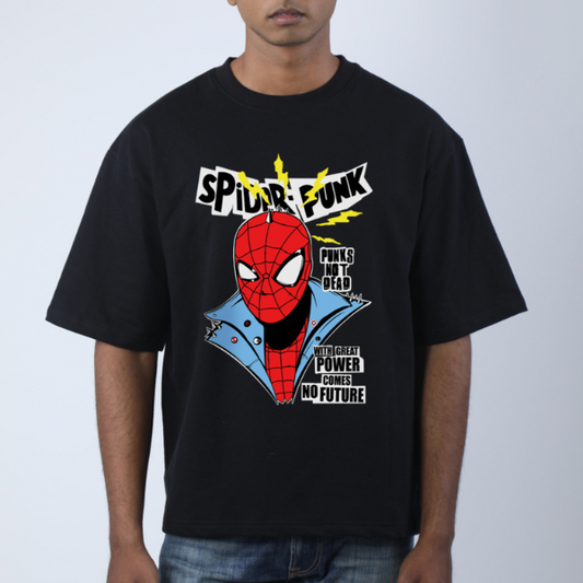 Spider Punk Unisex Oversized T-Shirt