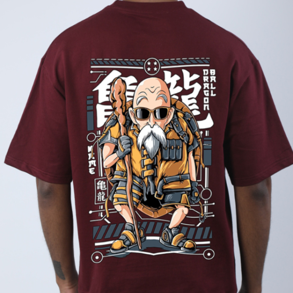 Master Roshi Anime Unisex Oversized T-Shirt