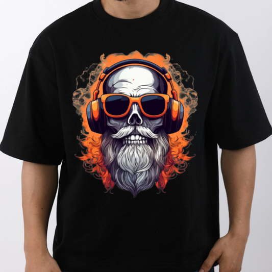 Music Sunglasses Unisex Oversized T-Shirt