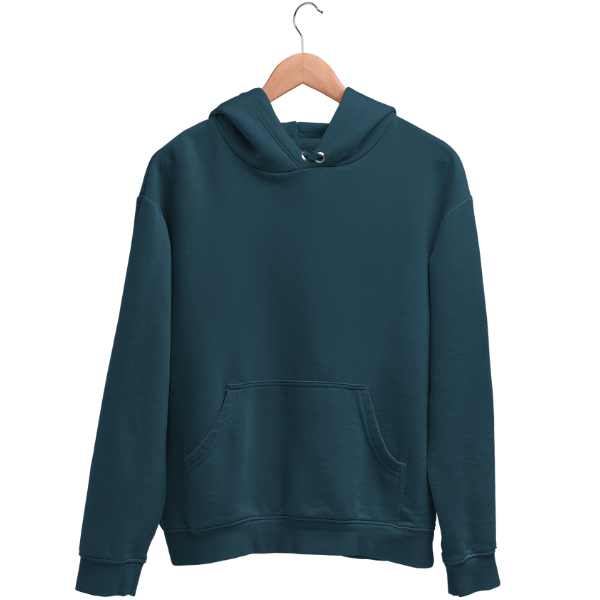 Solid Unisex Pullover Hoodie